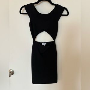 Black cutout dress